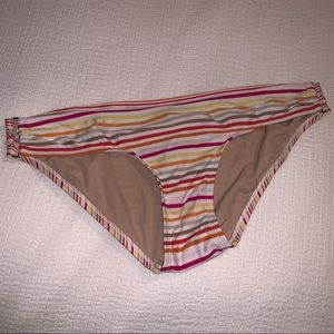 Multi-Color Bikini Bottom with Metal detail